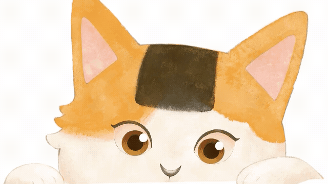 A_cat_blinking_slowly_and_moving_its_ears_a_little__like_it_is_peeking_out_curiously__The_paws_and_b.mp4.gif